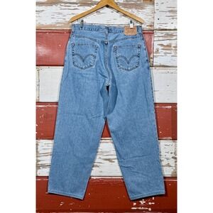 Y2K Levi's 560 Comfort Fit Jeans Light Wash Denim‎ Baggy Pants W36 L29.5